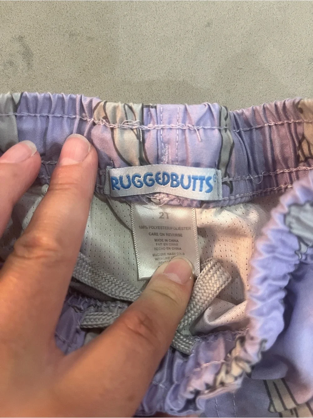 Rugged Butts lavender swim